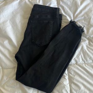 High rise skinny jean